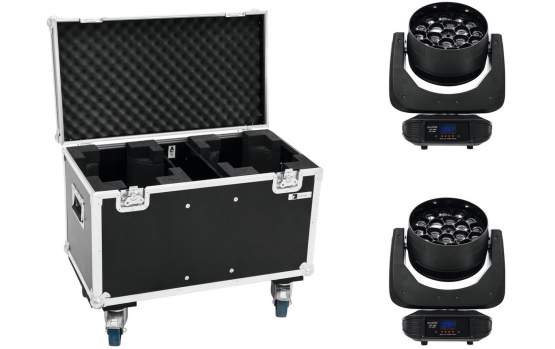 Eurolite Set 2x LED TMH FE-1800 + Case 