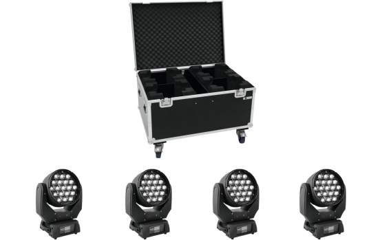 Eurolite Set 4x LED TMH-X5 + Case 