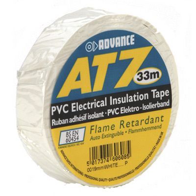 Advance Tapes AT 7 PVC Isolierband weiß 19mm x 33m 