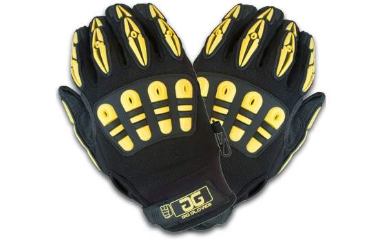Gig Gear Original Gloves, Paar, schwarz/gelb, L 
