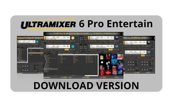 UltraMixer 6 Pro Entertain - Windows Lizenz - Download 