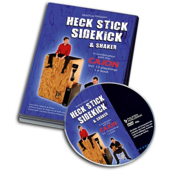 Schlagwerk DVD18 Cajon, Heck Stick/Side Kick dt./engl., PAL 