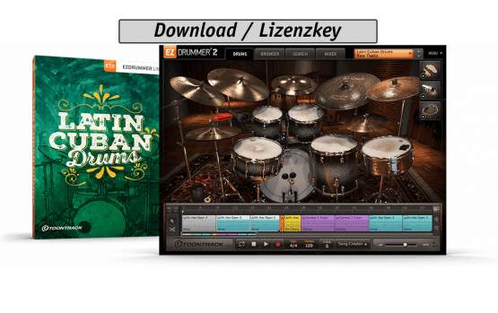 ToonTrack Latin Cuban Drums EZX (Licence Key) 
