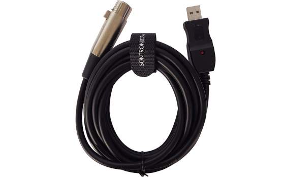 Sontronics XLR-USB - XLR auf USB-Kabel mit USB2.0 plug & play, 44.1/48kHz 