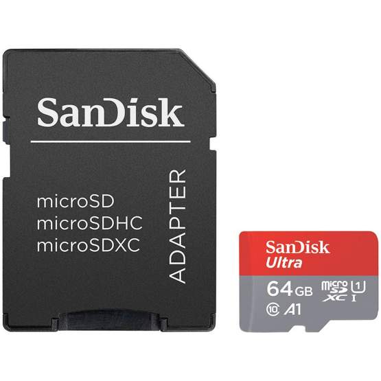 SanDisk Mobile Ultra MicroSD 64GB 120MB/s UHS-I mit Adapter 