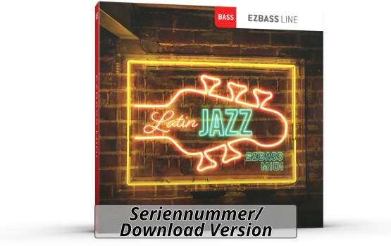 ToonTrack Latin Jazz EZbass MIDI-Pack (Licence Key) 