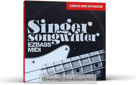 ToonTrack Singer-Songwriter EZbass MIDI-Pack (Licence Key) 