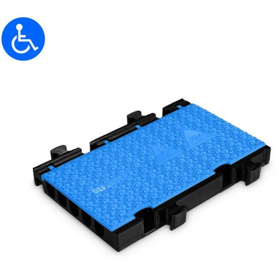 Defender Midi 5 2D Blu Modulsystem für Rollstuhlgerechten Übergang - halbe Version 