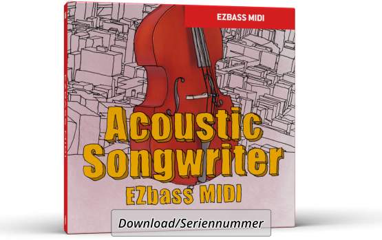ToonTrack Acoustic Songwriter EZbass MIDI-Pack (Licence Key) 