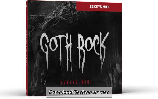 ToonTrack Goth Rock MIDI-Pack (Licence Key) 