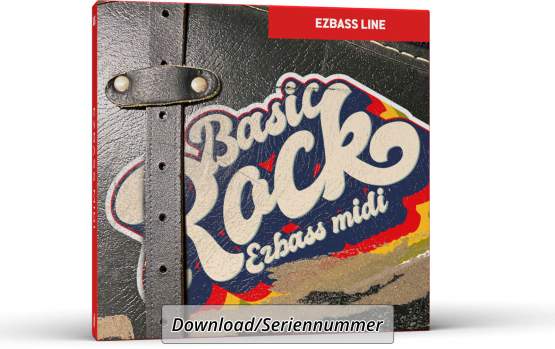 ToonTrack Basic Rock EZbass MIDI-Pack (Licence Key) 