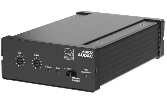 Audac AMP22 2 x 15W Mini Stereo-Verstärker 