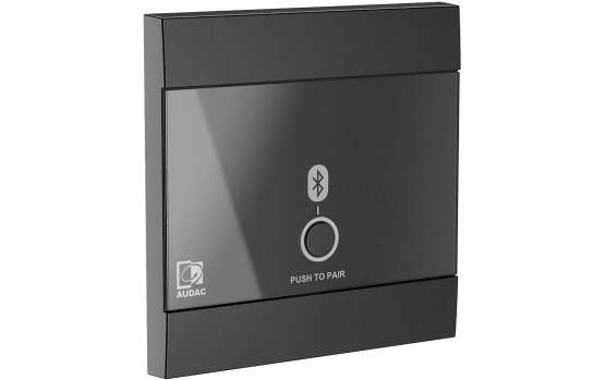 Audac WP220 Universal Wandbedienfeld Bluetooth-Empfänger schwarz 