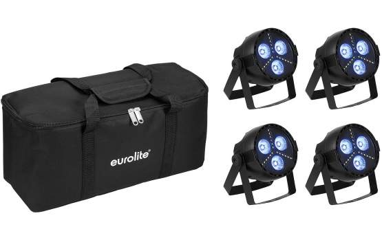 Eurolite Set 4x LED PARty Hybrid Spot + Soft-Bag 