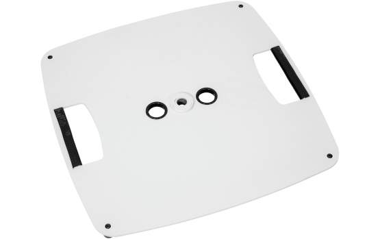 Omnitronic BPS-2 Boxenhochständer/Bodenplatte weiß 