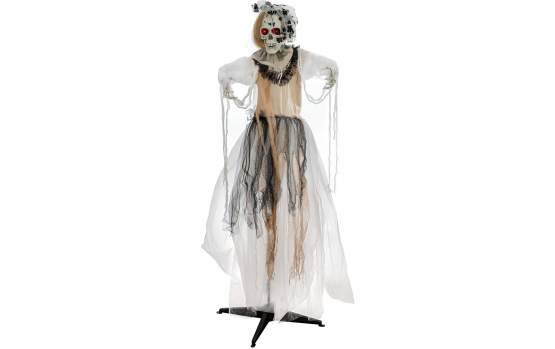 Europalms Halloween Figur Braut, animiert, 170cm 