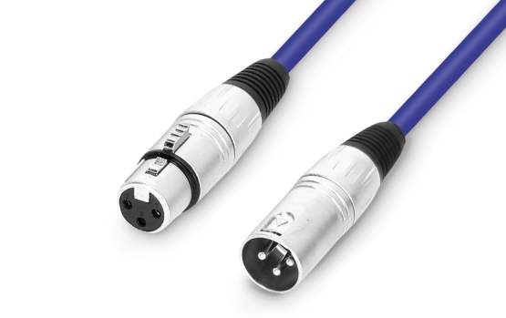 Adam Hall Cables 3 STAR MMF 0050 BL - Mikrofonkabel XLR Female x XLR Male  0,5 m 