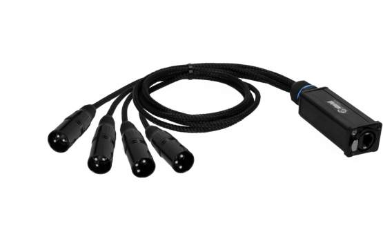 Adam Hall Cables 4 STAR CATBOX XM3 - Audio & DMX Adapter 3-Pol XLR Male x Cat.6a 