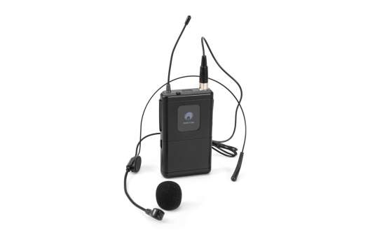 Omnitronic PORTY-8A Taschensender + Kopfbügelmikrofon 863,1MHz 