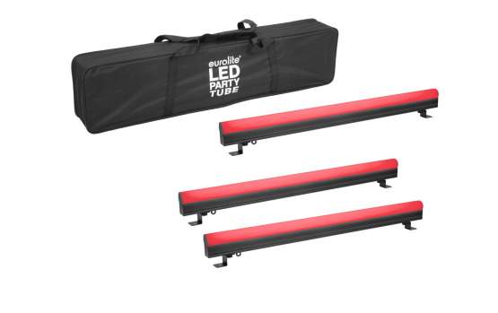 Eurolite Set 3x AKKU PT-100/32 Pixel DMX Tube + Soft-Bag 