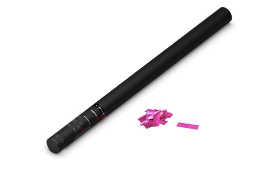 Magic FX Handheld Konfetti Kanone Pro 80cm Pink Metallic 