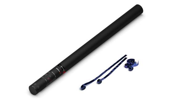 Magic FX Handheld Luftschlangen Kanone Pro 80cm Blau Metallic 