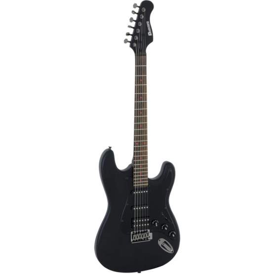 Dimavery ST-312 E-Gitarre, satin schwarz 