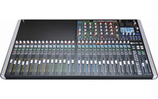 Soundcraft Si Performer 3 - Digitales Mischpult mit integrierter DMX/Lichtsteuerung 