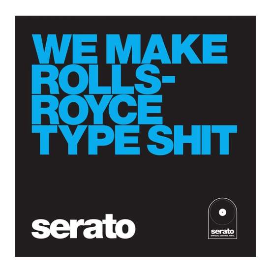 Serato Manifesto, 10" Control Vinyls schwarz, Rolls Royce 