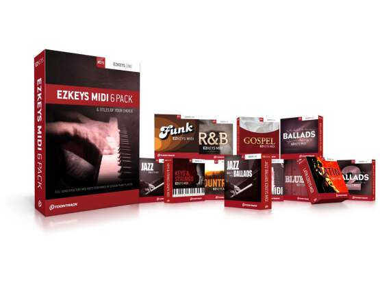 ToonTrack EZkeys MIDI 6 Pack (Licence Key) 