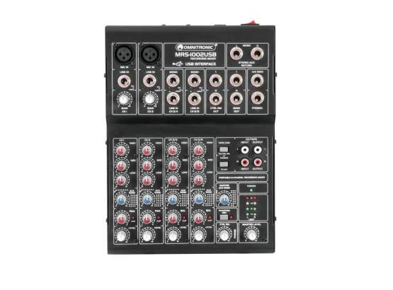 Omnitronic MRS-1002USB Recording-Mixer 
