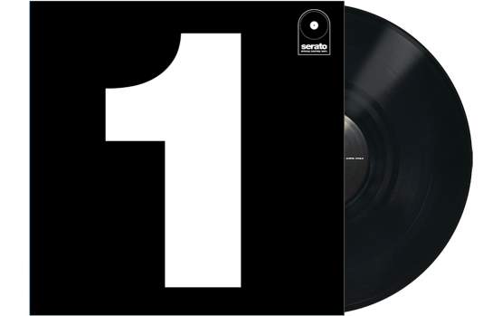 Serato 12" Single Control Vinyl schwarz Performance-Serie CV2.5 