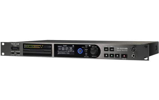 Tascam DA-3000SD - Hochauflösender PCM/DSD-Stereorecorder und A/D- / D/A-Wandler 