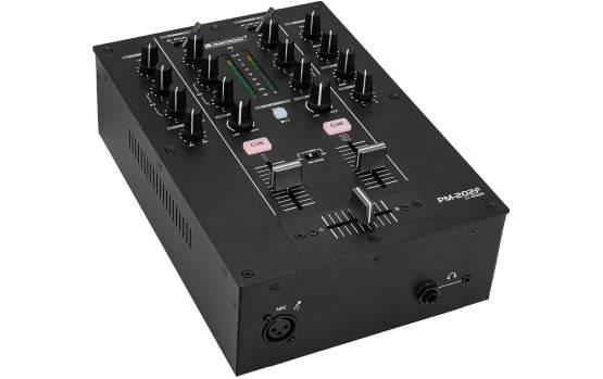 Omnitronic PM-202F 2-Kanal-DJ-Mixer mit Filter und Bluetooth 