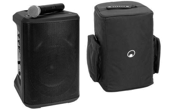 Omnitronic Set PORTY-8A Drahtlos-PA-System + Soft-Bag 