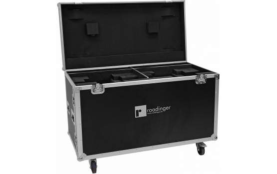 Roadinger Flightcase 2x DMH-640 mit Rollen 