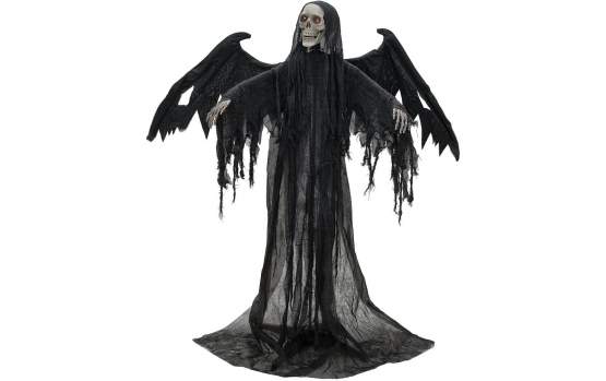 Europalms Halloween Schwarzer Engel, 175x100x66cm 