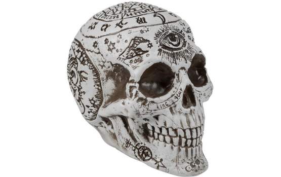 Europalms Halloween Totenkopf, mystisch, 12x10x18cm 