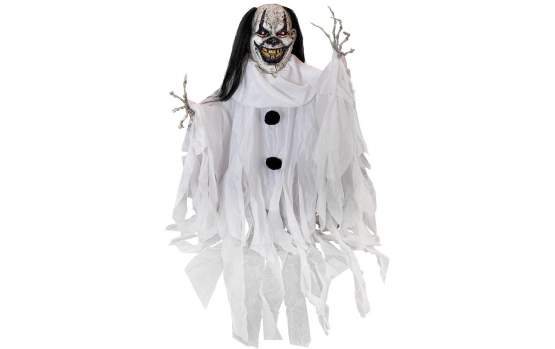 Europalms Halloween Figur Clown Gildo, animiert, 80cm 