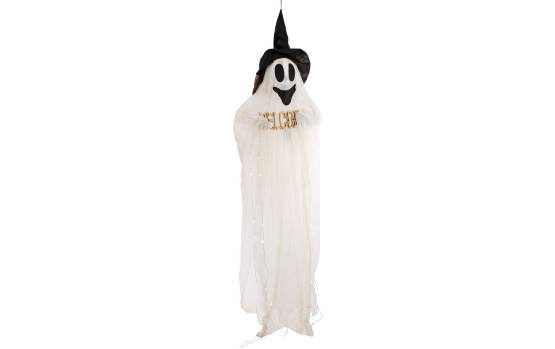 Europalms Halloween Figur lachender Geist, beleuchtet, 215cm 