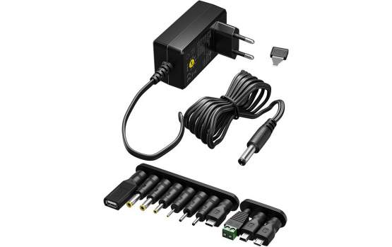 Goobay Universal-Netzteil (3 V - 12 V, max. 18 W / 1,5 A) 