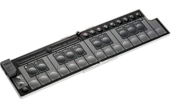 Korg nanoKEY Fold MIDI-Keyboard, weiß 