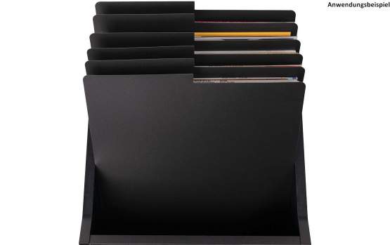 Glorious Vinyl LP Divider Set Black (6 pcs.) 