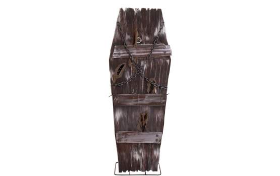 Europalms Halloween Sarg des Schreckens, animiert, 155cm 