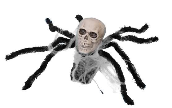 Europalms Halloween Pop-Up Spinne, animiert, 45cm 