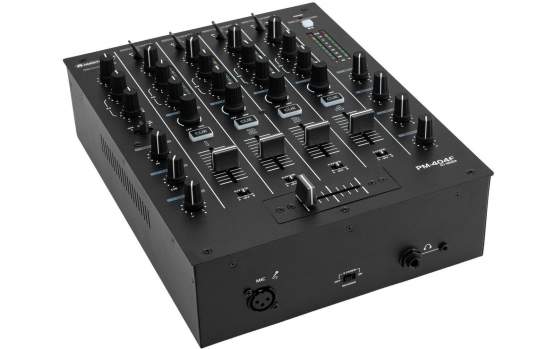 Omnitronic PM-404F 4-Kanal-DJ-Mixer mit Filter und Bluetooth 
