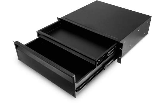 Adam Hall 19" Parts RACK DRAWER 03 DOUBLE ERGO Doppelschublade 