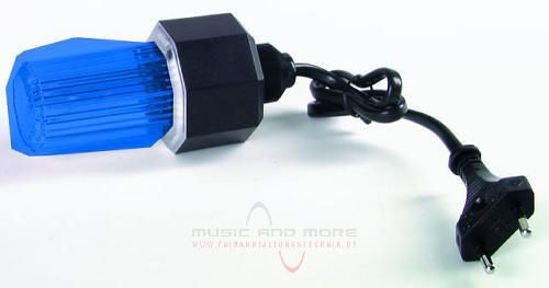 Eurolite Strobe mit Kabel & Stecker, blau 