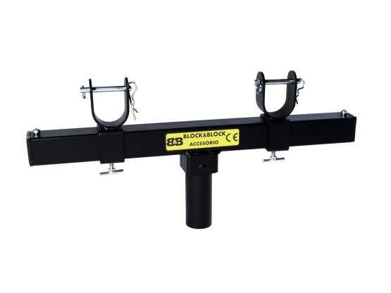 Block And Block AM3801 Traversenadapter 38mm Aufnahme male 