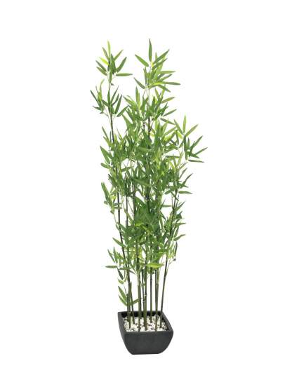 Europalms Zierbambus in Dekoschale, 120cm, Kunststoffpflanze 